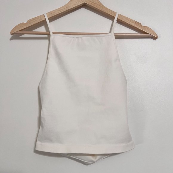 NWOT Free People Movement Tighten Up Cutout Tank in White - Picture 2 of 4